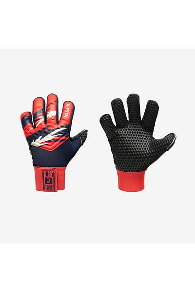 Decathlon Goalkeeper Gloves - Red/Blue Superesist F100