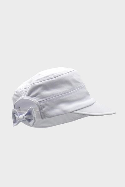 Külah Women's Sunscreen Wide Brim Cotton Hat - White