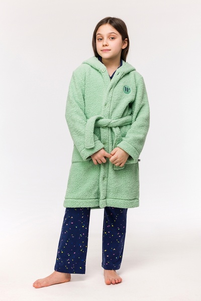 Woody 2-8 років Velsoft Халат-Rom - 719-М'ятно-зелений