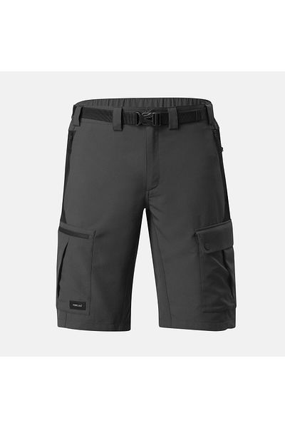 Decathlon Forclaz Men's Outdoor Trekking Shorts - Gray - Mt500