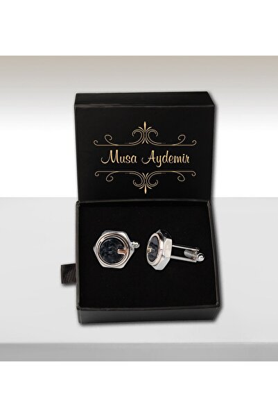 EJOYA Kişiye Özel Kutuda Sportif Kol Düğmesi 82667