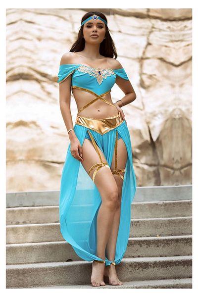kikichic Costum prințesă Jasmine ByNovaNow pentru femei - BY.8.N.1.777.VAC.2.B.Y/0.