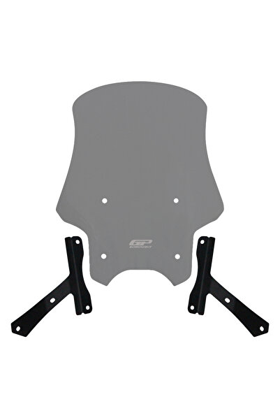 GP KOMPOZİT Gp Kompozit Hero X-pulse 200 2020-2024 Uyumlu Tur Camı Füme 49 Cm