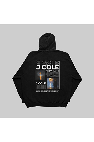 SVART WEAR J Cole - The Off Season Album Designed Black Oversize φούτερ