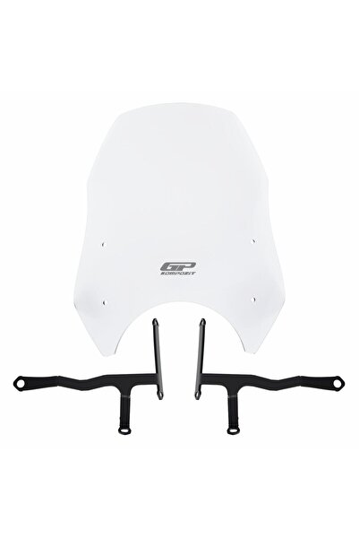 GP KOMPOZİT Honda CL 250 2023-2025 Uyumlu Ön Cam Şeffaf 39 cm
