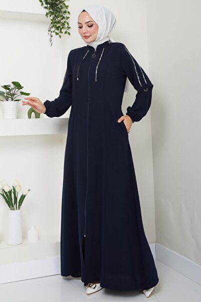 SENSTIL Şeritli Spor Ferace Lacivert SS2483