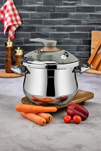 Cooker 7 Lt. Lüks Klipso Kapak Düdüklü Tencere