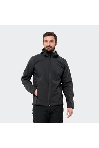 Jack Wolfskin BORNBERG HOODY M ΑΝΔΡΙΚΟ ΦΟΥΤΕΡ μαύρο-6000- Φούτερ