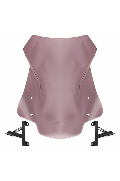 GP KOMPOZİT GP Kompozit TVS Ntorq 125 2024 Uyumlu Ön Cam Füme 50 cm