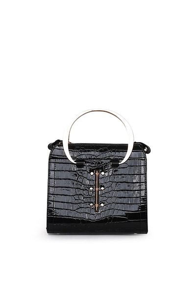 Matmazel Scheat Black Women's Hand and Shoulder Bag
