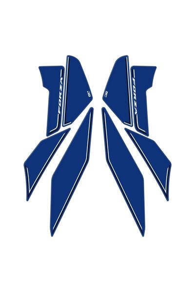 GP KOMPOZİT Honda Forza 250 2018-2025 Uyumlu Yan Alt Ayak Pad Mavi