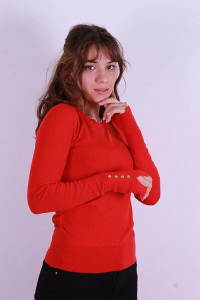 Fashion Friends 24K0023K1 Women's Crew Neck Sweater