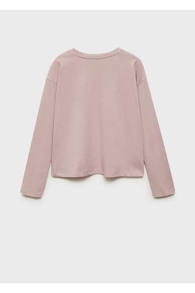 MANGO Kids T-Shirt mit Perlenstickerei