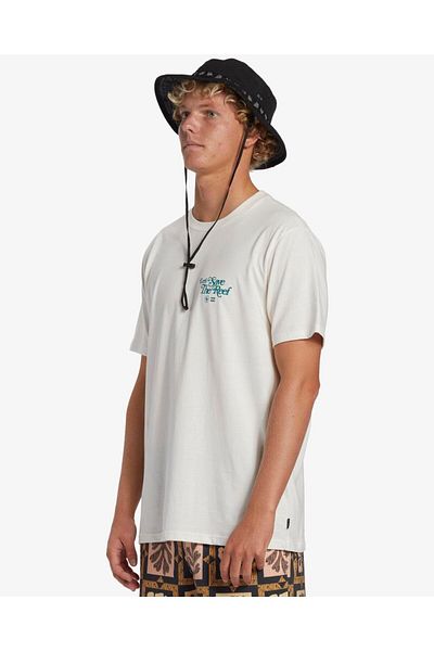 BİLLABONG Billabong Abyzt02335 Cglets - Ανδρικό λευκό μπλουζάκι, Savethe Reef SS