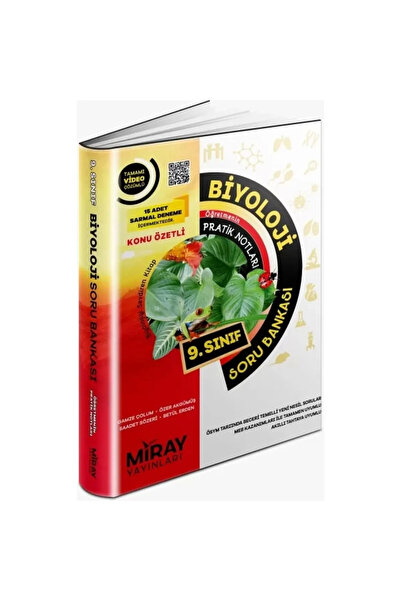 İsabet Yayınları Miray 9. Sınıf Biyoloji Soru Bankası 2023 baskı