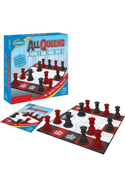 ThinkFun 34504 نموذج الشطرنج Vezirler - فستان جميع Vezirler و الساق الحمراء