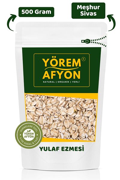 Gülçehre Opium Famous Oatmeal - Sivas Diet Friendly, Whole Grain, Sugar Free, Porridge |   500Gr