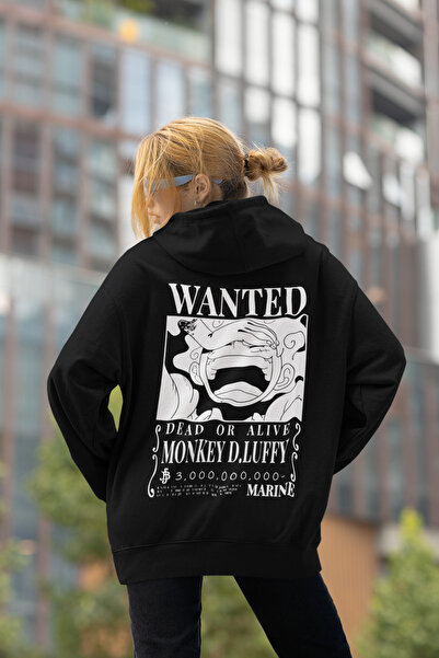 SEVBANO Traži se unisex anime hoodie sa nadimkom Monkey D. Luffy