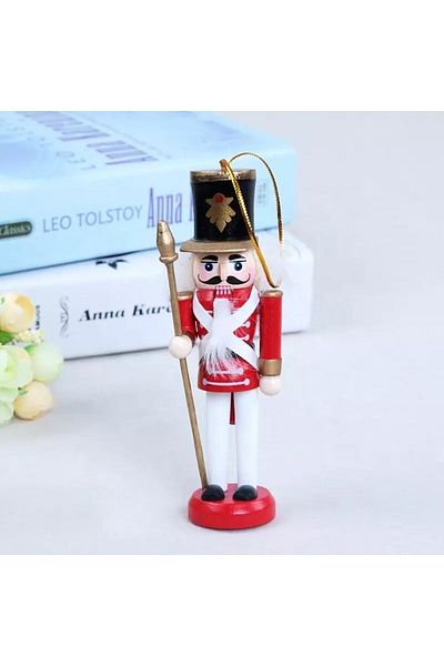 yiwuco Nutcracker Nutcracker Christmas Ornament 12cm Lead