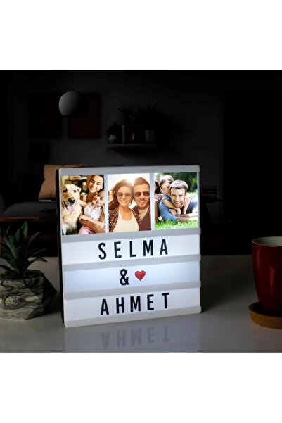 Lizpo Decor Fotoğraflı Dekoratif Led Lamba Lightbox 1