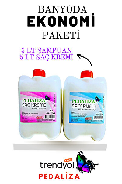 pedaliza Pedaliza Şampuan 5 Lt Ve Saç Kremi 5 Lt