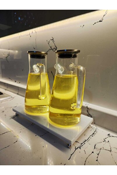 ROİPİERRES MERMER Mermer Yağdanlık Altı, Top Gri Ayak Beyaz Mermer Altlık Yağdanlık Altı Dekoratif Yağdanlık Yok