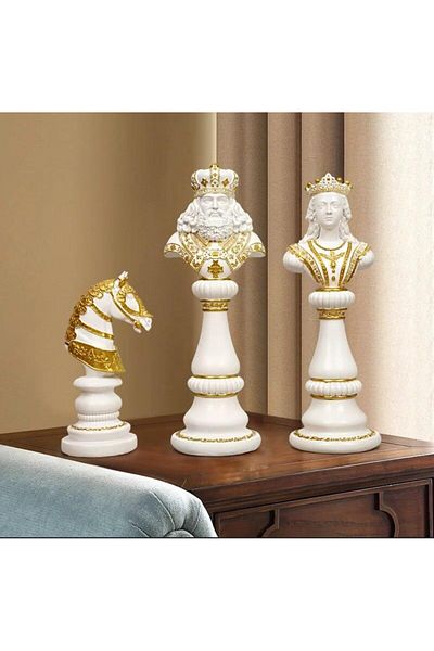 ShowArt Hediyelik 3-Piece Decorative Chess Set
