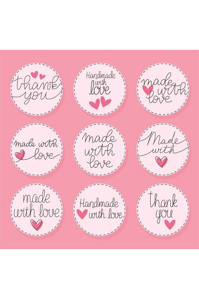 Lizpo Decor New Designed Label Printing - Hand Made Sticker