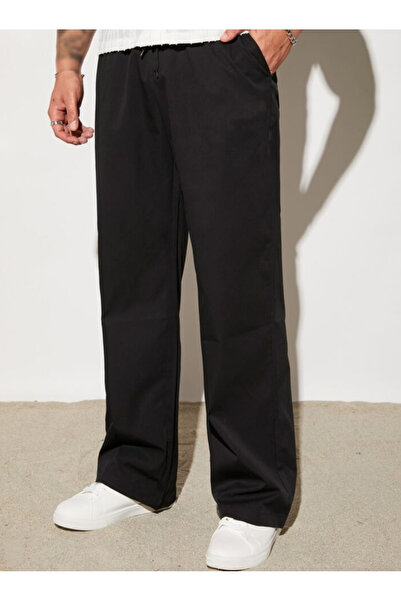 FİTGO Ανδρική φόρμα φόρμας με φαρδύ κοψίδι, υπερμεγέθη, κάτω