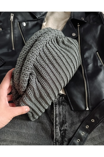 ÖZLEM HANDMADE Макроме ручна робота Сумка з кишенями