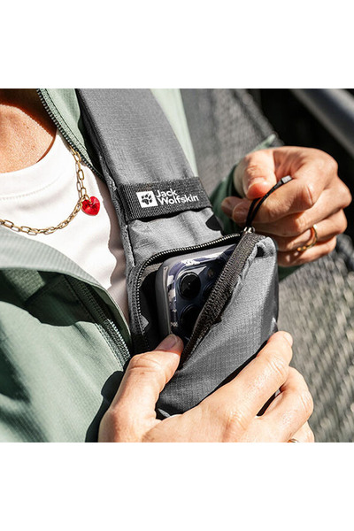 Jack Wolfskin Cyrox Sling Unisex Gray Bag