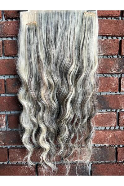 Suzan Peruk U Part Ekstra Geniş Yarımay Çıt Çıt Postiş Saç - Tam Baş Yarım Ay...