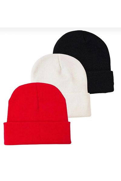 AYGÜN Unisex Plain Set of 3 - Beret
