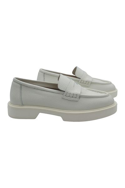 aayak&kabımofficial Genuine Leather White Comfortable and Light Daily Women's Shoes