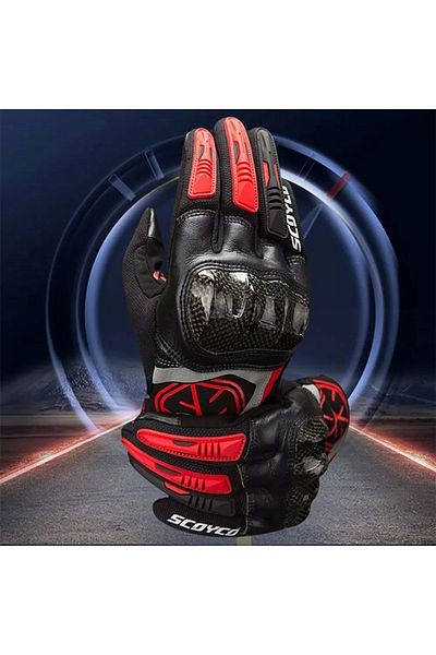 Scoyco Red Mc122 Summer Gloves