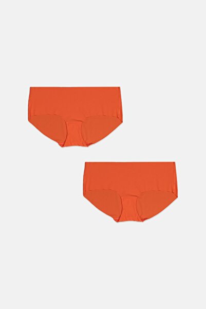 Tchibo ملابس داخلية نسائية مكونة من قطعتين، برتقالية اللون