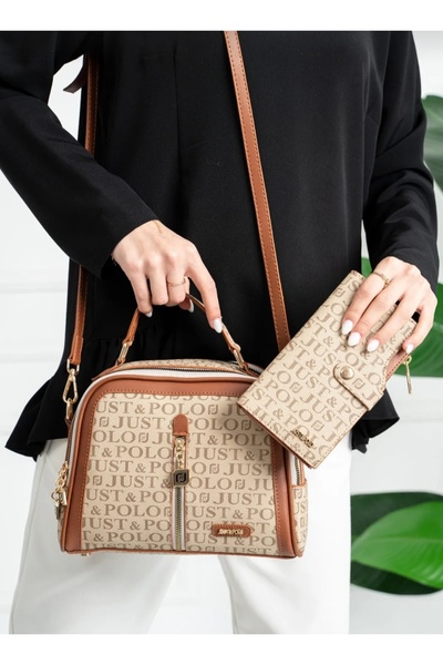 Just Polo ORİJİNAL Justpolo Kadın Omuz Çantası VE CÜZDAN KOMBİNİ