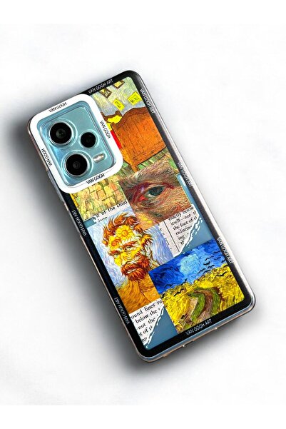 Merwish Xiaomi Redmi Note 12 Pro Plus ( ) 5g Uyumlu Van Gogh Desenli Kamera K...