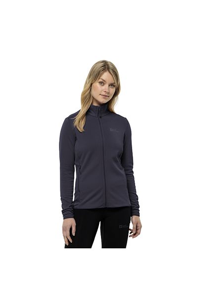 Jack Wolfskin Kolbenberg Fz Women Blue Fleece Jacket Women Fleece Jacket 1710353-1388