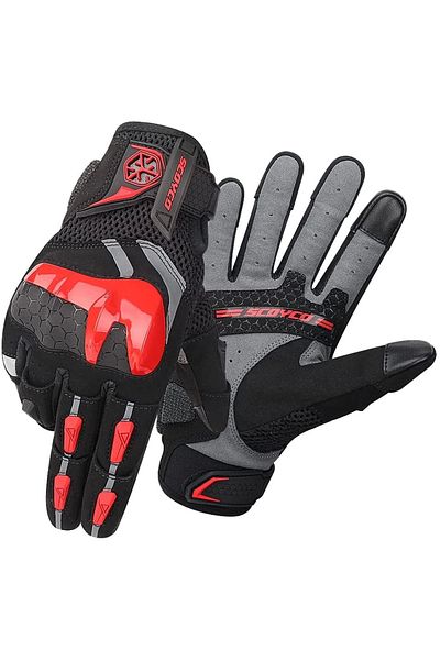 Scoyco Mc117w Women's Summer Gloves Red