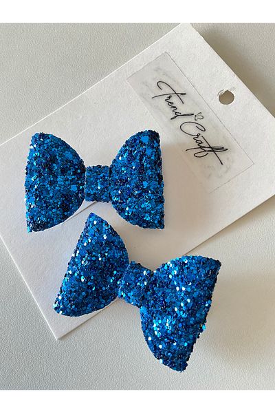 Trend Toka Glitter Shiny 2-Piece Bow Clip Buckle