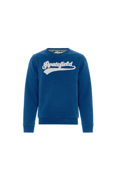 ROUTEFIELD Men's Sweatshirt Hook Navy Blue Men's Sweatshirt Rfhook2223
