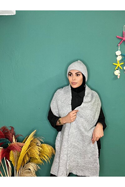 laviyonsa Set eșarfă și beretă 100% lână