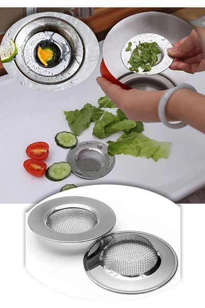 Kent Pazarı 9 cm Stainless Steel Sink Strainer - Sink Strainer
