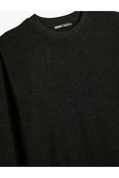 Koton Basic Sweatshirt Relaxed Fit Crew Neck Long Sleeve