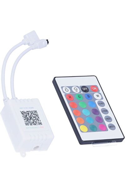 ACK AY30-01130 12V DC 96W 6A IR RGB LED Şerit Kumandası