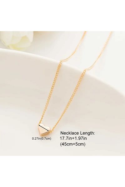 Ayzen 3D Heart Necklace