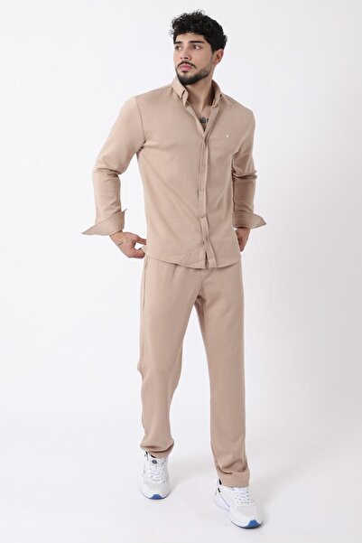 Stilkombin Χτενισμένο βαμβακερό κούμπωμα χειμερινό κοστούμι Joger QM 2013 6362_72011