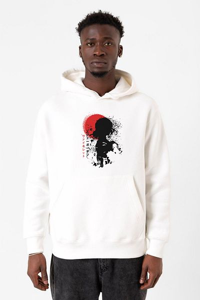 Tshirthane Violet Evergarden Anime Dark Poster Λευκό ανδρικό φούτερ με κουκούλα 3 ip