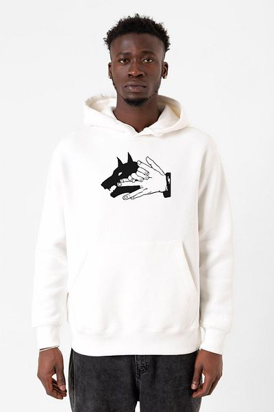 Tshirthane Jujutsu Kaisen Anime Divine Dogs Λευκό ανδρικό φούτερ με κουκούλα 3 κορδονιών